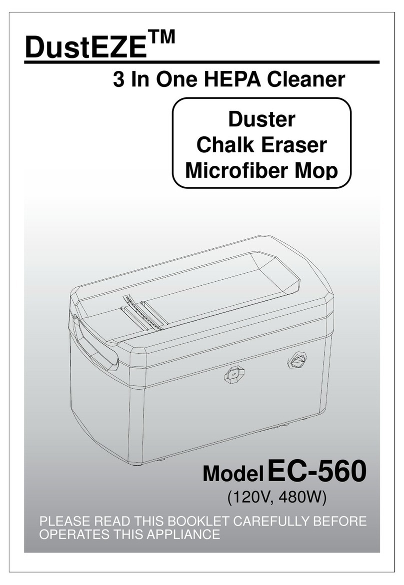 DustEZE EC-560 quick start guide