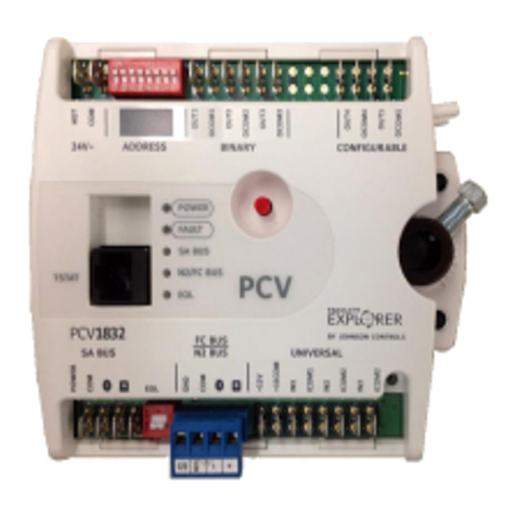 Johnson Controls FX-PCV18 Series installation instructions Johnson Controls FX-PCV18 Series installation instructions
