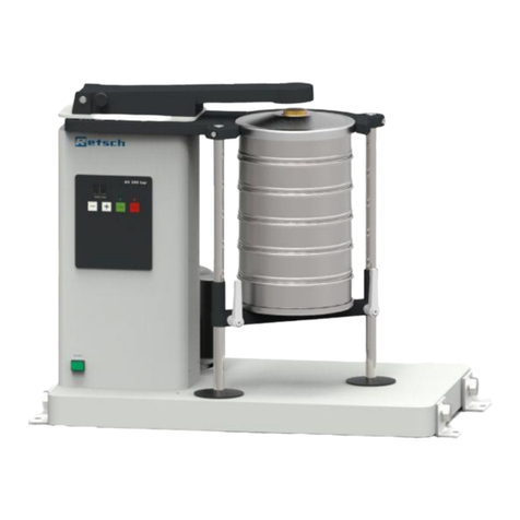 Retsch AS200 tap manual