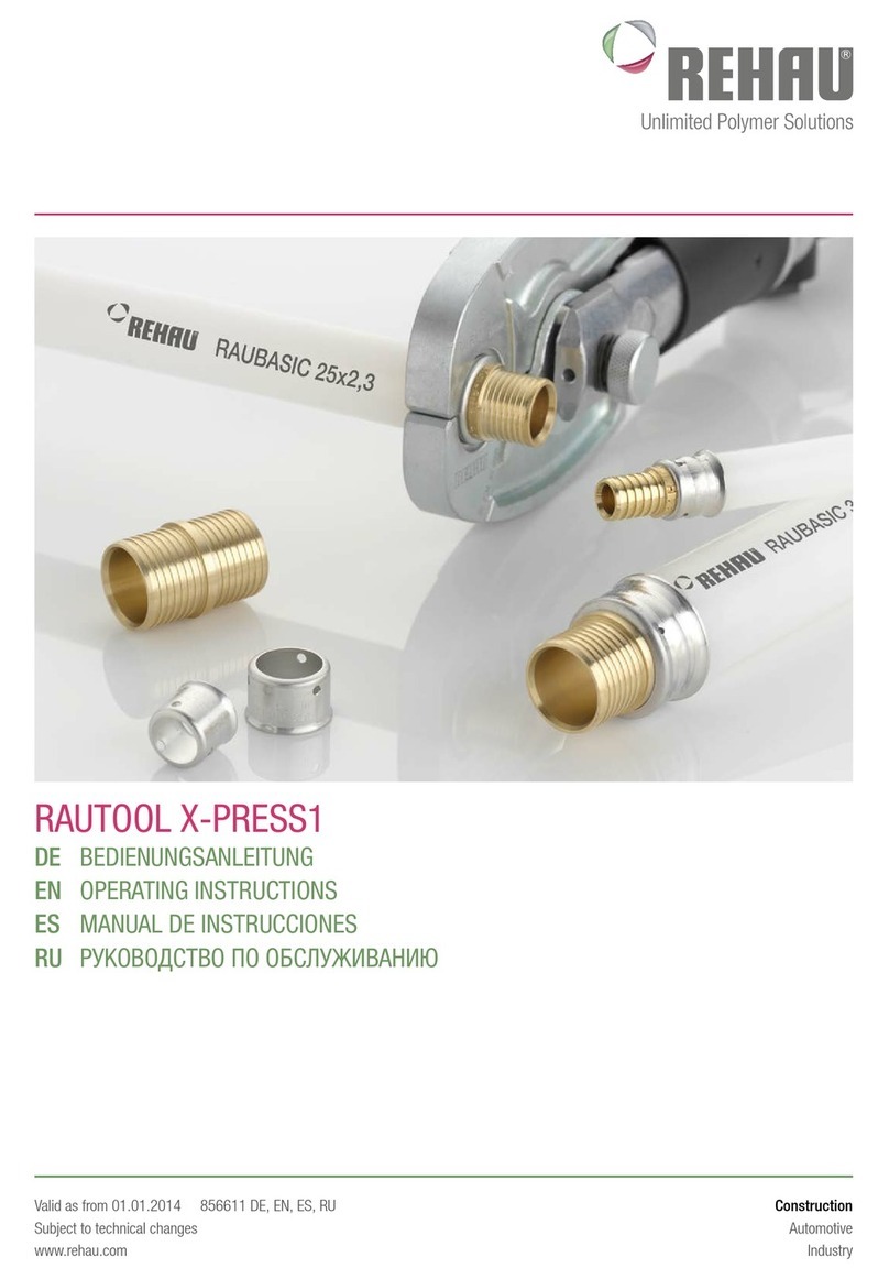 Rehau RAUTOOL X-PRESS1 User manual