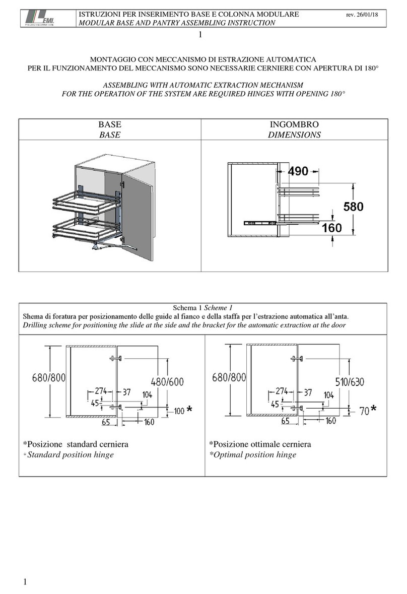EMI PANTRY H 1800-2200 Assembling Instruction EMI PANTRY H 1800-2200 Assembling Instruction