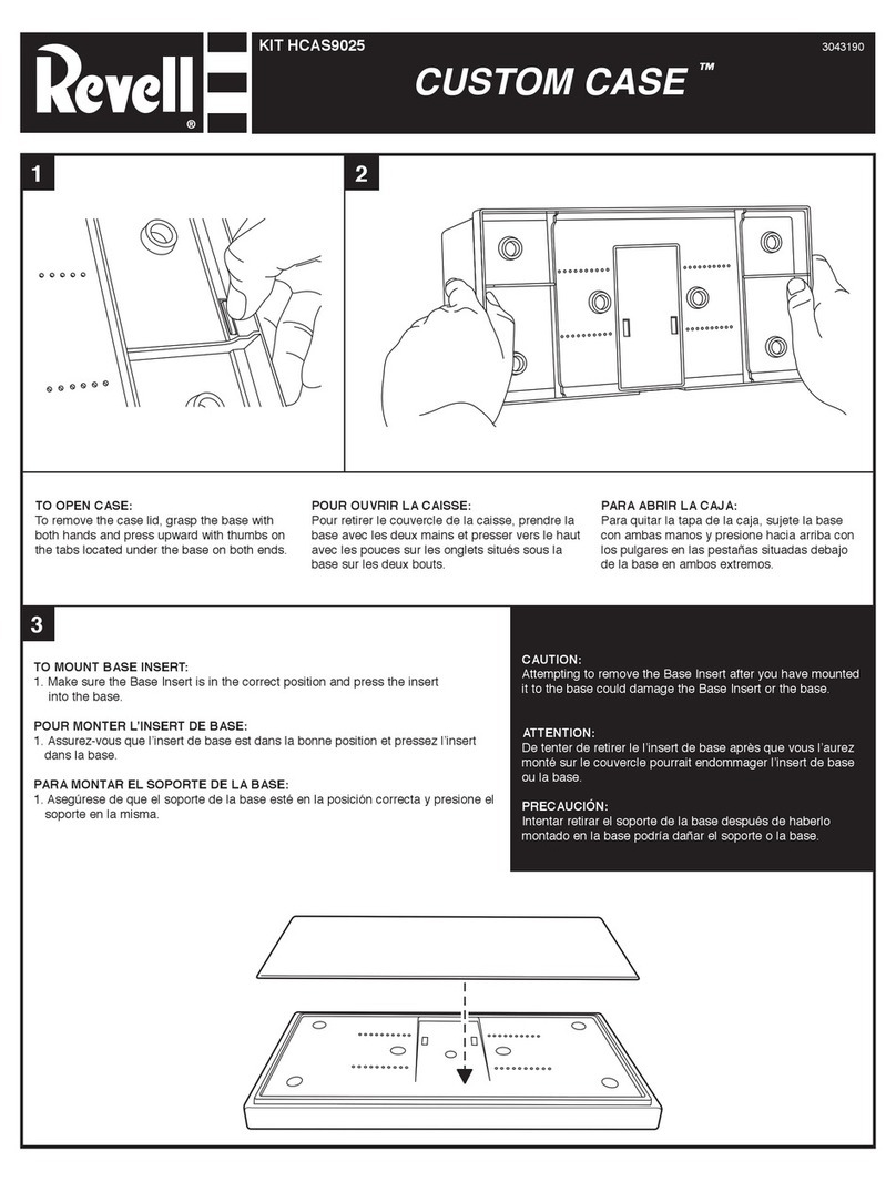 REVELL CUSTOM CASE User manual