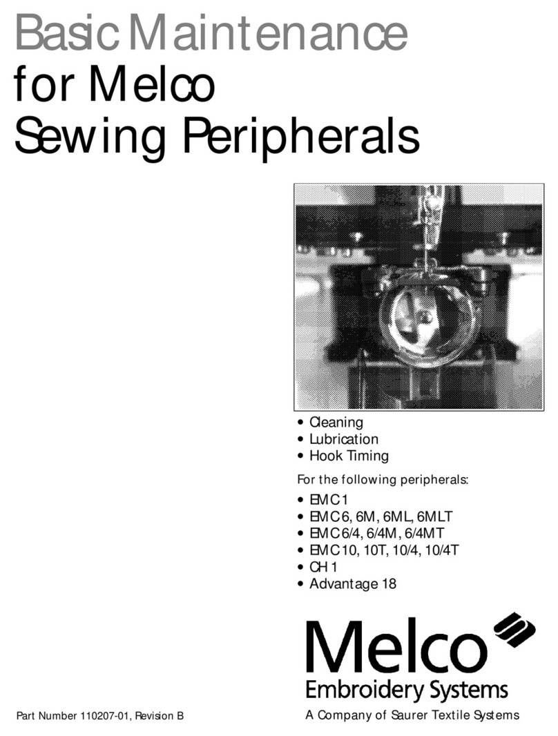 Saurer Melco EMC 1 Basic Maintenance
