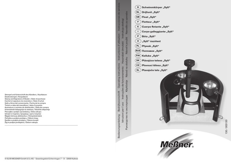 Messner Sylt User manual