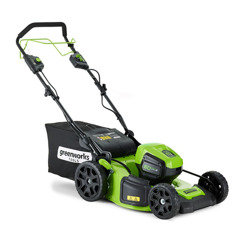 GreenWorks Pro LMC410 User manual