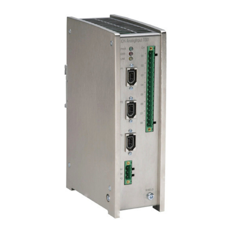 Siemens CASTOMAT ION ANALOGINPUT T001 User manual