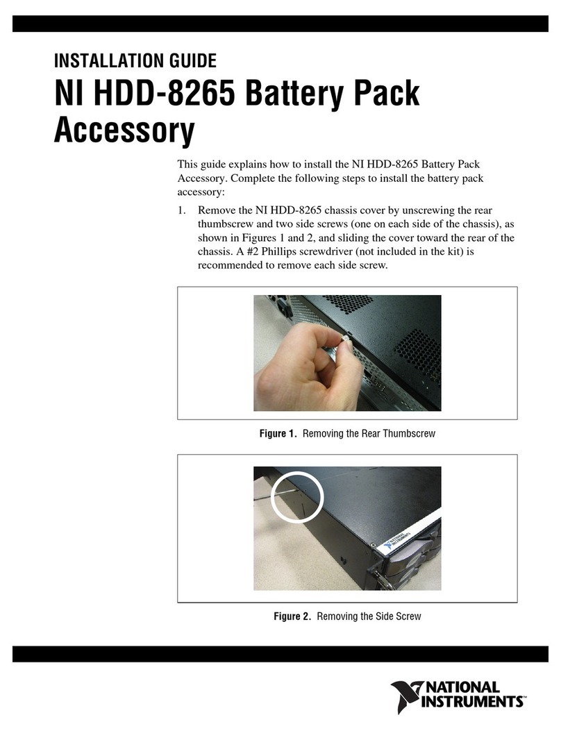 National Instruments NI HDD-8265 installation guide National Instruments NI HDD-8265 installation guide