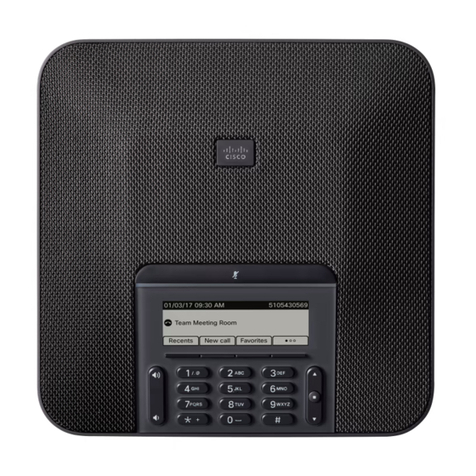 Cisco IP Phone 7800 Series User manual