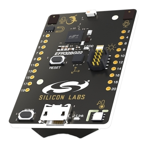 Silicon Laboratories Thunderboard EFR32BG22 User manual