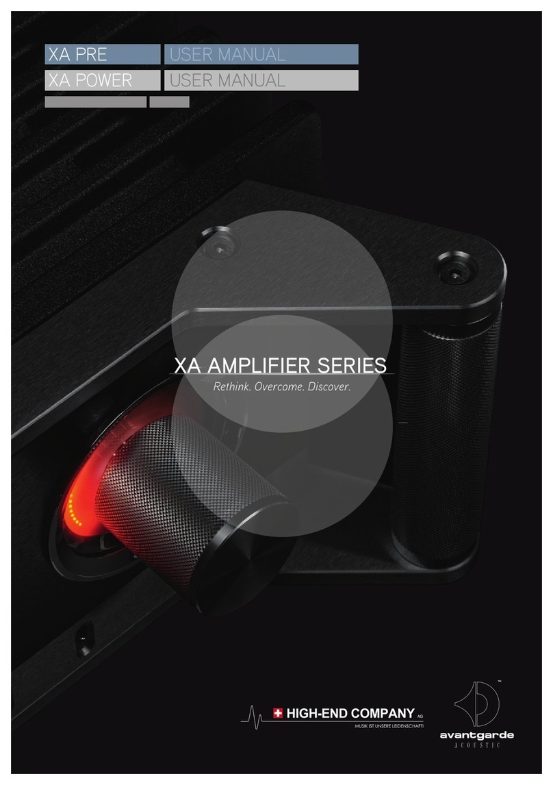 High-End Technology XA Series user manual