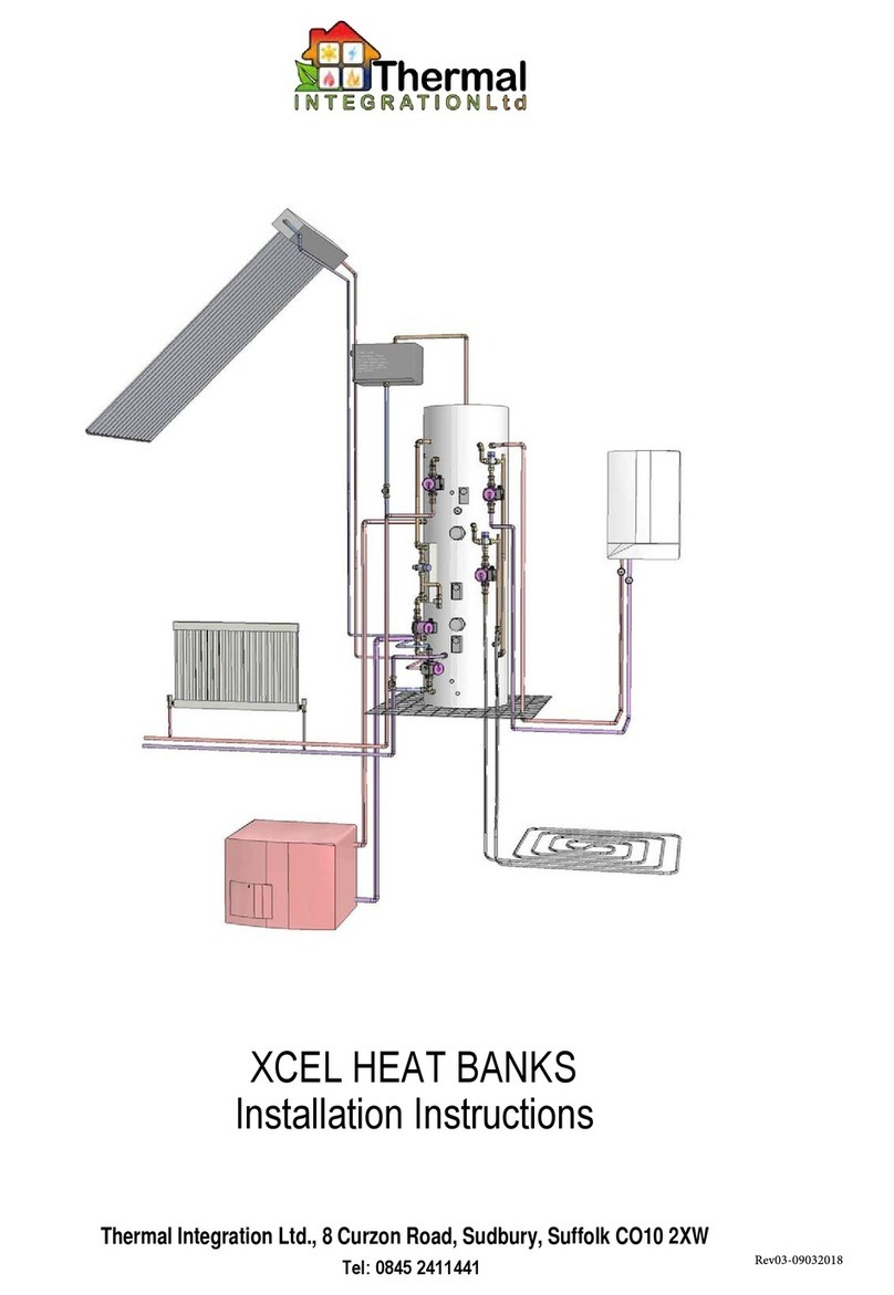 THERMAL INTEGRATION XCEL installation instructions