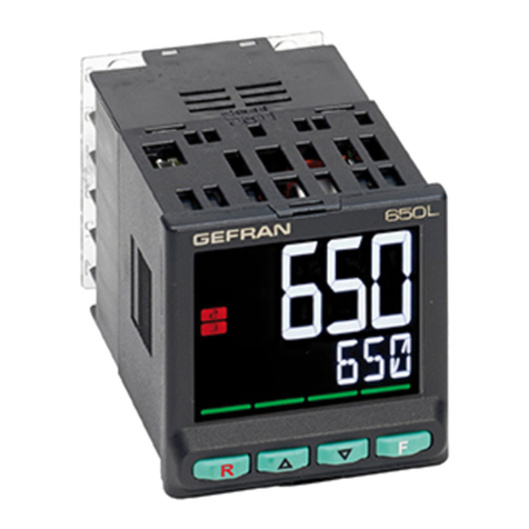 gefran 650 L Installation and instruction manual