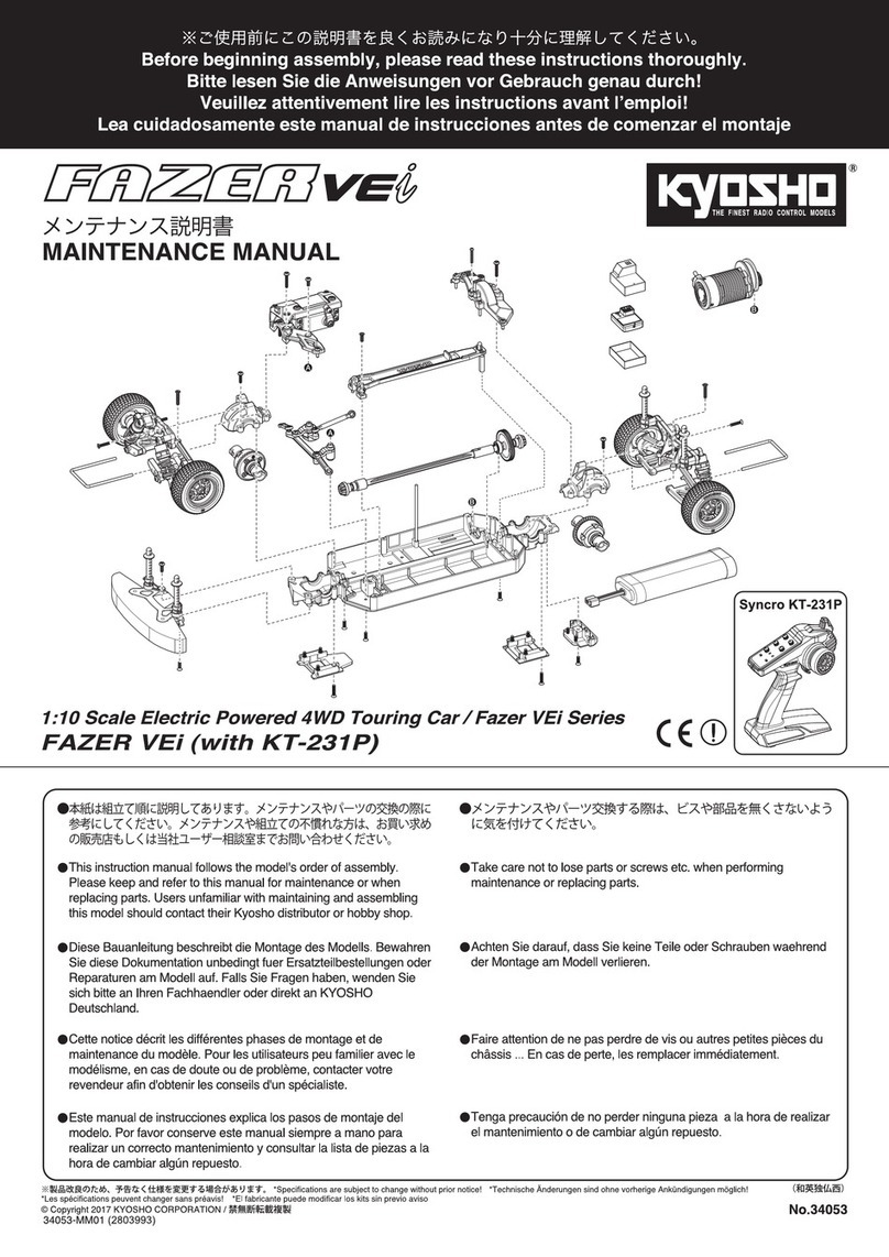 Kyosho Fazer VEi Series User manual
