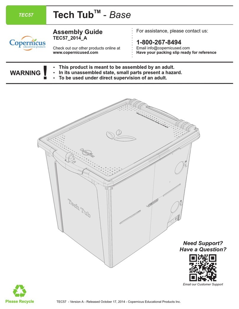 Copernicus Tech Tub Base TEC57 User manual