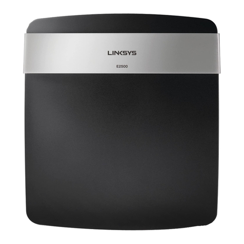 Linksys E2500 User manual