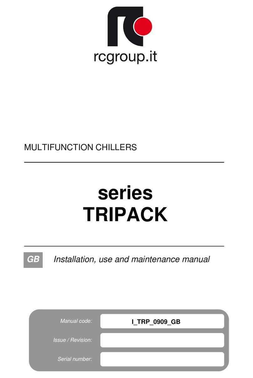 RC GROUP TRIPACK Series Installation, use and maintenance manual RC GROUP TRIPACK Series Installation, use and maintenance manual