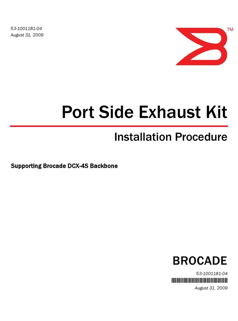 Brocade Communications Systems DCX-4S Operating and maintenance manual