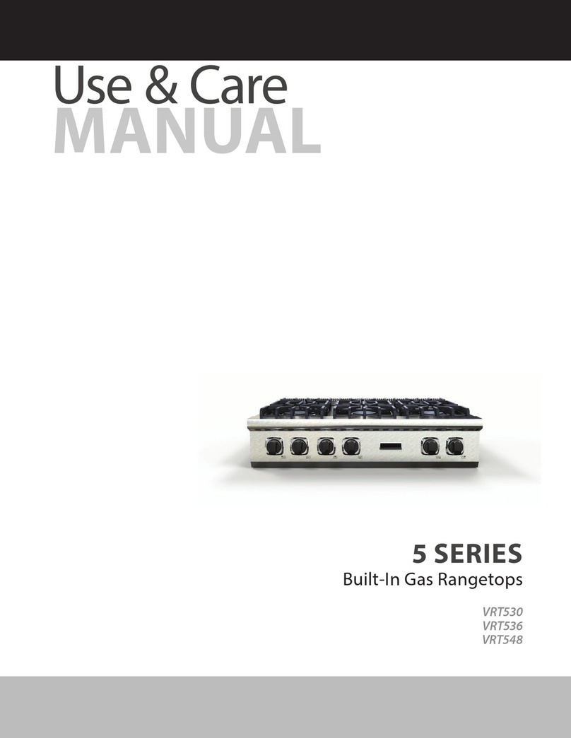Viking Range 5 Series VGC Use & care manual