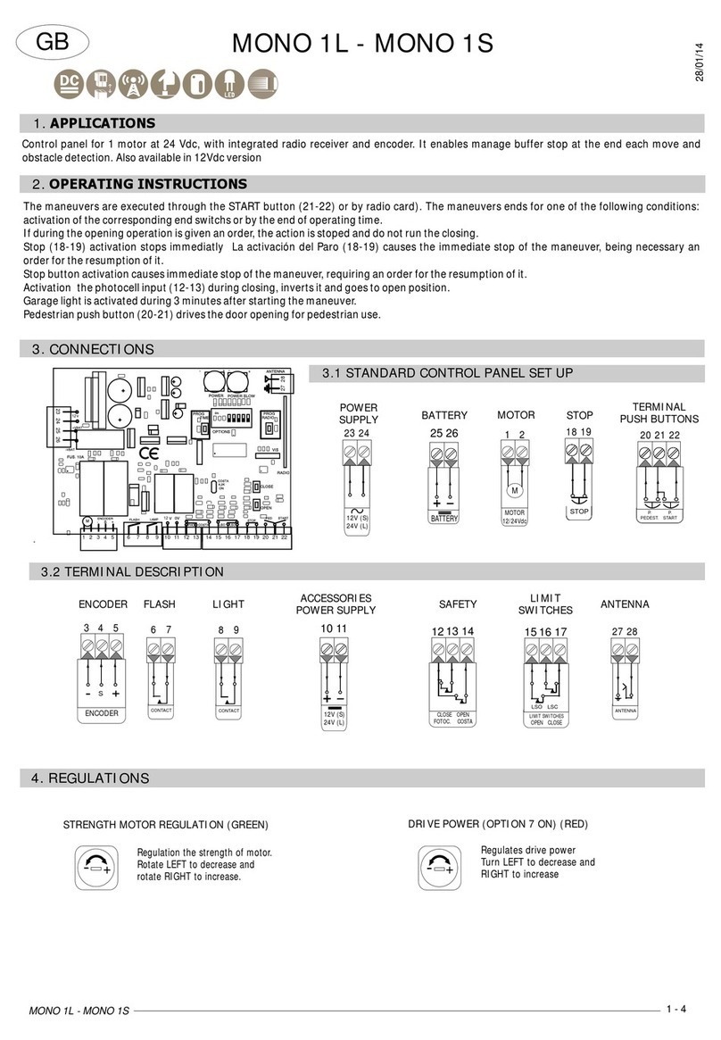 AERF MONO 1L operating instructions