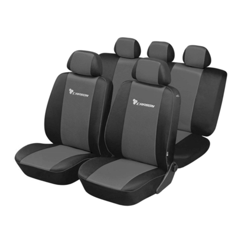 ULTIMATE SPEED CAR SEAT COVER SET Installation and operating instructions