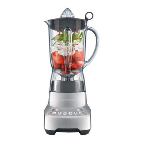 Gastroback Design Mixer Advanced Electronic User manual