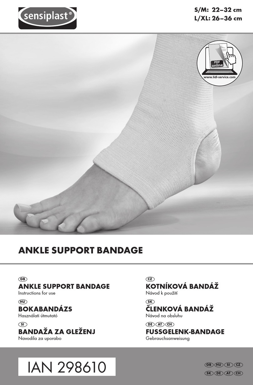 sensiplast 298610 Instructions for use