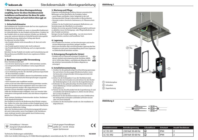 ledscom LC-SS-391 installation instructions ledscom LC-SS-391 installation instructions