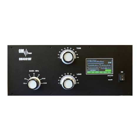 OM POWER OM4001F User manual