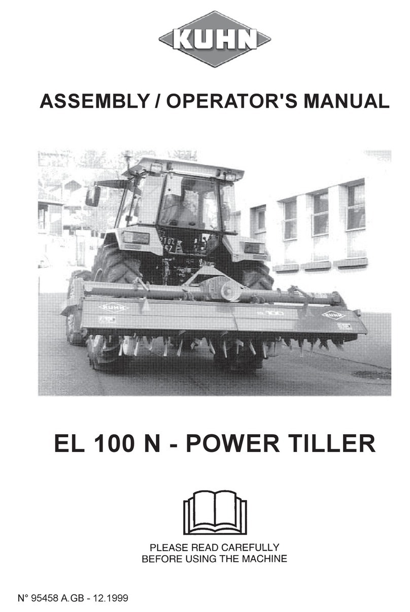 KUHN EL 100 N Assembly & operators manual