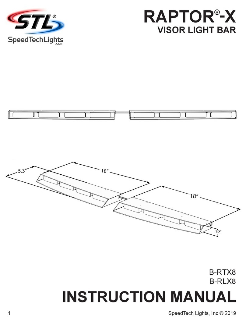 SpeedTech Lights RAPTOR-X instruction manual