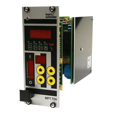 Kromschroeder MPT 700 User manual