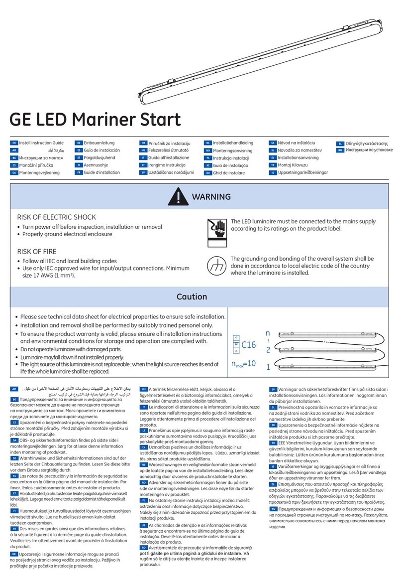 GE LED Mariner Start Configuration guide