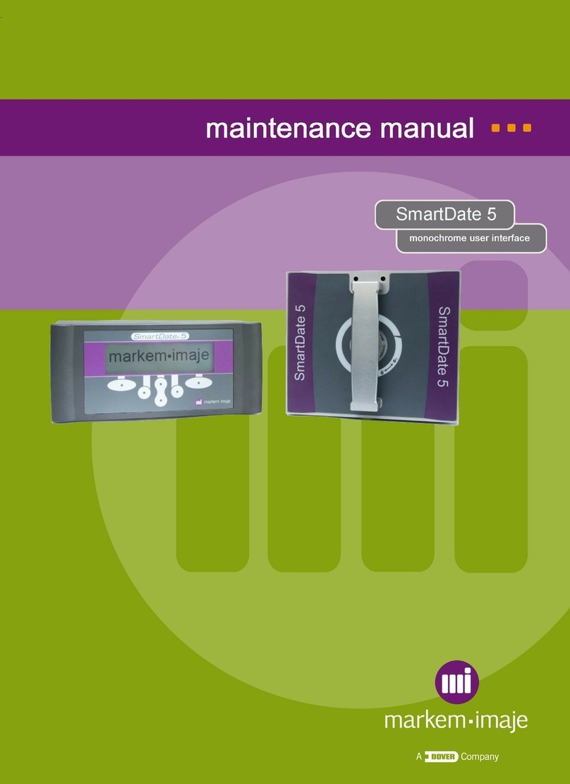 Dover markem-imaje SmartDate 5 Maintenance manual