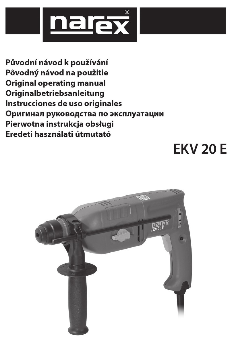 Narex EKV 20 E User manual