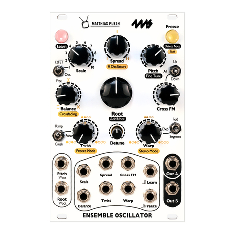 4ms Company Matthias Puech Ensemble Oscillator user manual