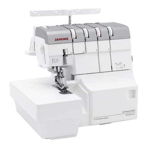 Janome Air Thread 2000D Professional Reference manual
