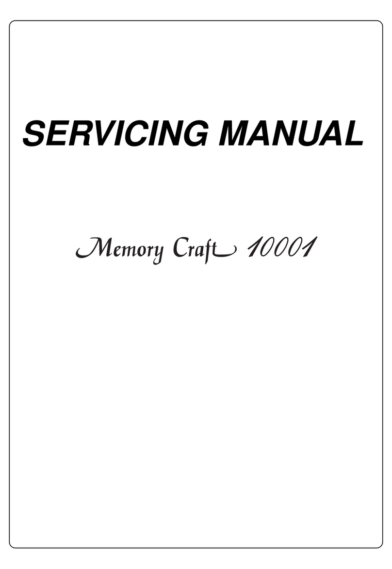 Janome Memory Craft 10001 User manual Janome Memory Craft 10001 User manual