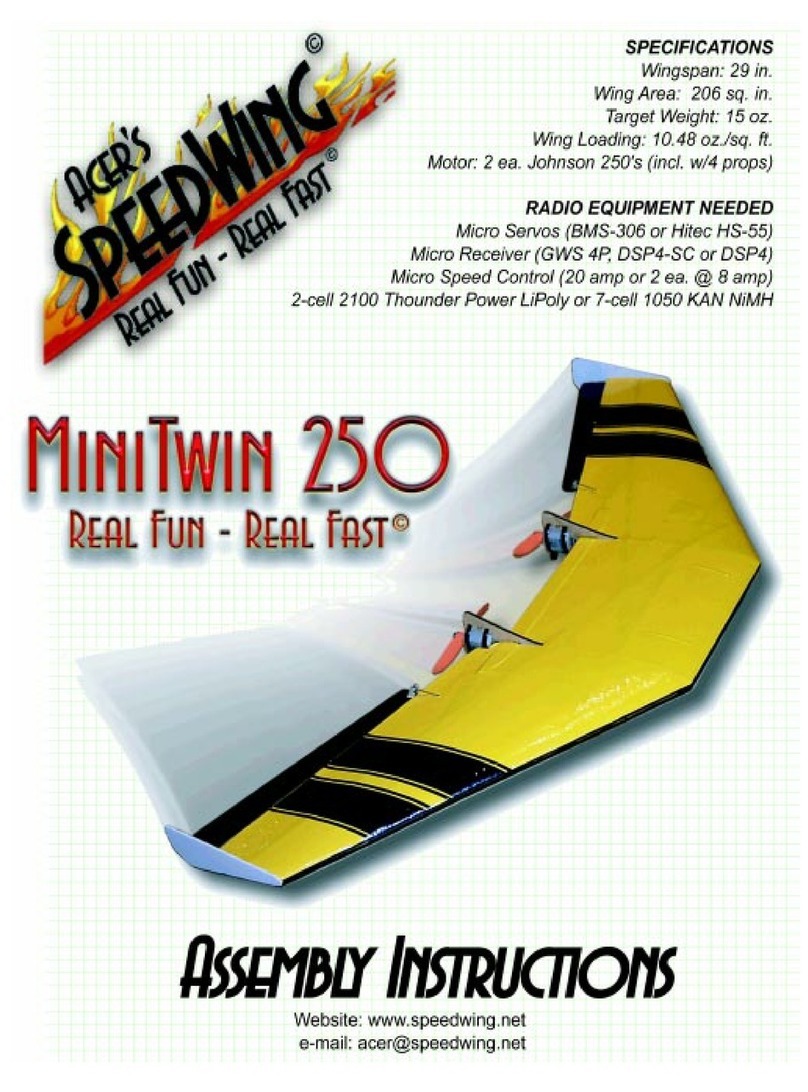 Acer SpeedWing MiniTwin 250 Assembly instructions