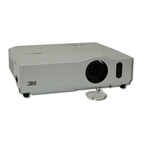 3M Digital Projector X64 Operator's guide