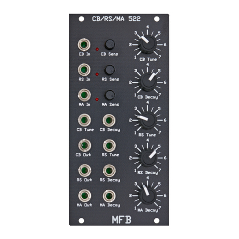 MFB CB/RS/MA-522 owner's manual