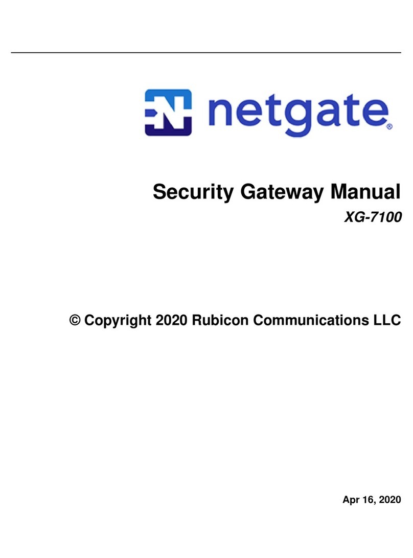 Rubicon netgate XG-7100 manual