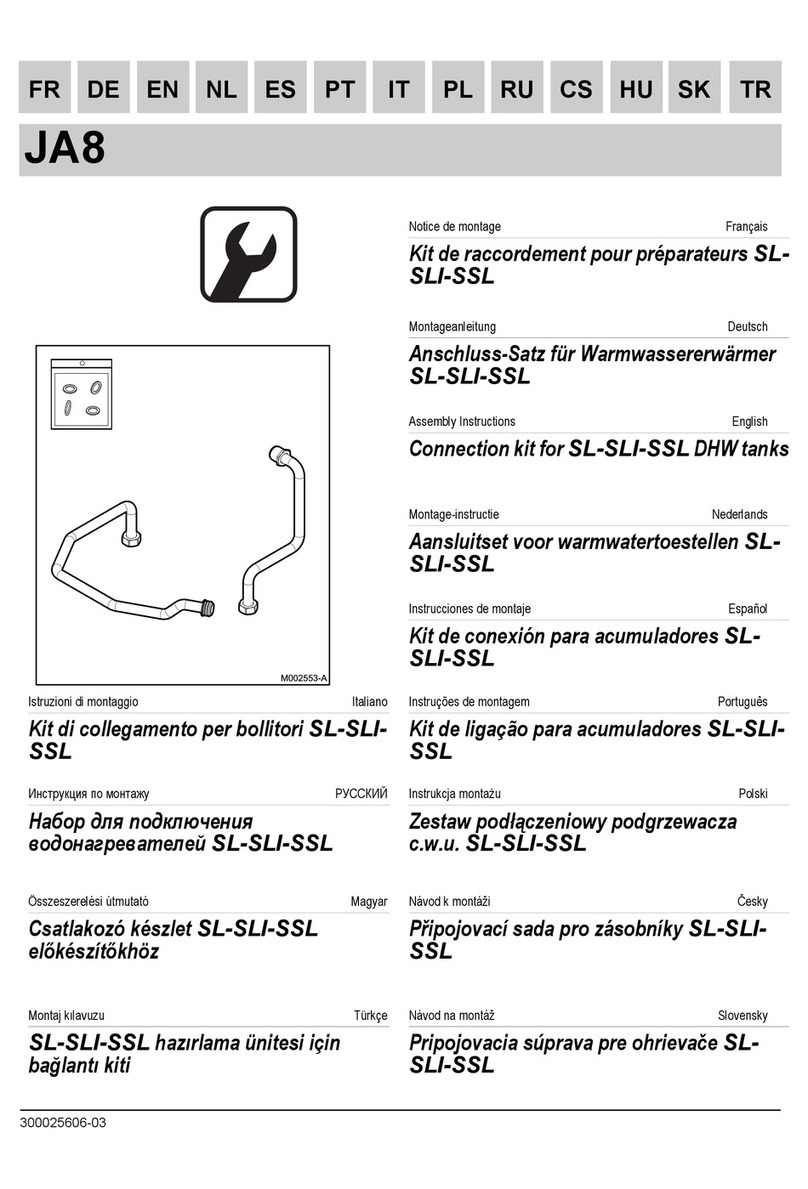 DeDietrich JA8 Assembly instructions