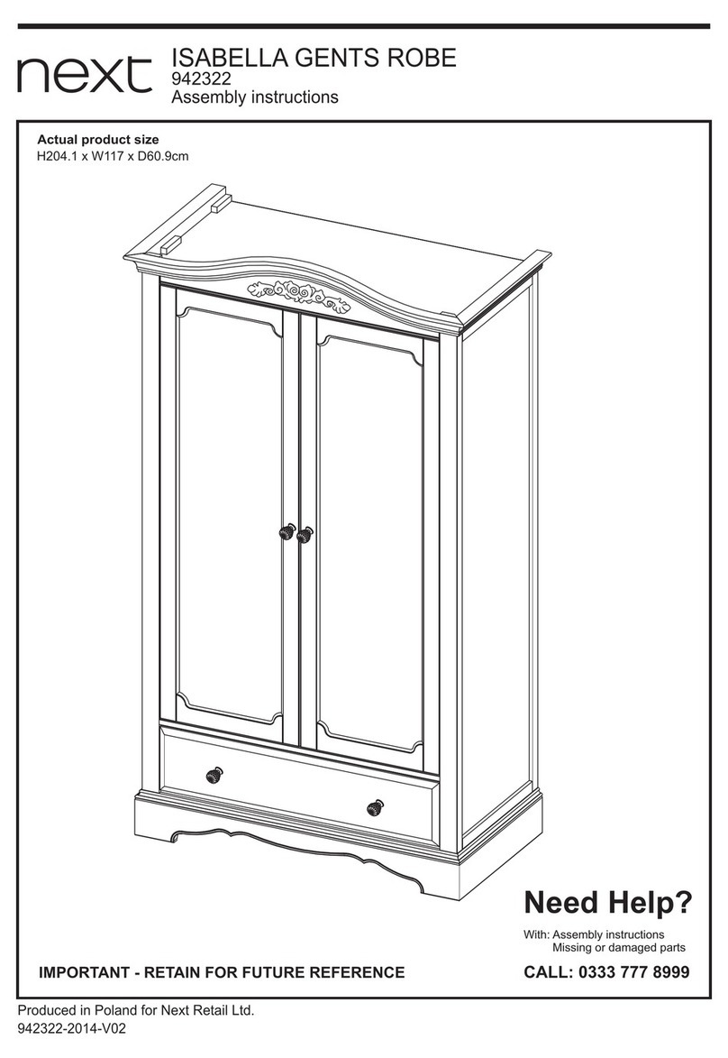 Next ISABELLA GENTS ROBE 942322 User manual