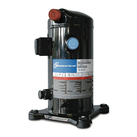 Emerson Copeland Scroll ZO21K5E User guide