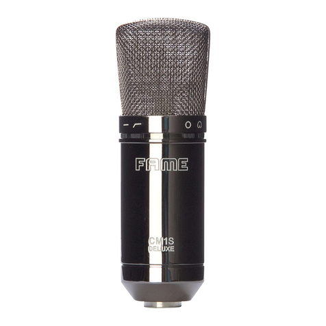 Fame Audio CM1S Deluxe Black Chrome manual