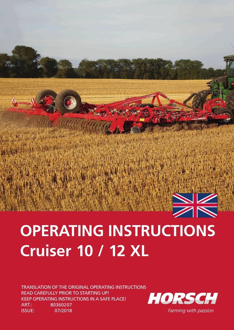 horsch Cruiser 10 XL operating instructions