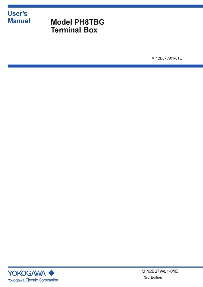 YOKOGAWA PH8TBG user manual
