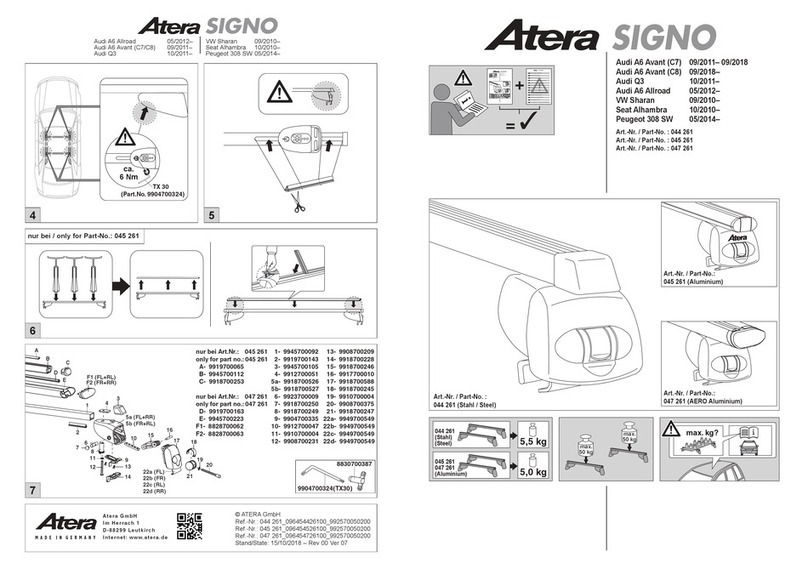 Atera SIGNO 044 261 quick start guide