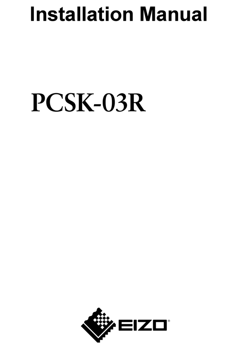 Eizo PCSK-03R installation manual