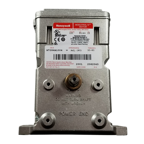 Honeywell Modutrol IV M72 Series manual
